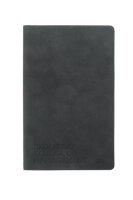 Ежедневник черный с мягкой обложкой
