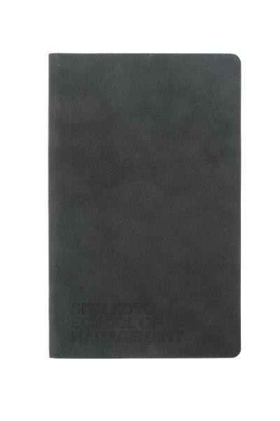 Ежедневник черный с мягкой обложкой