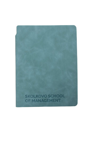 Блокнот гибкий SKOLKOVO бирюзовый