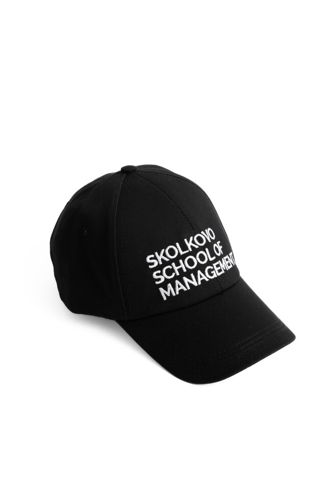 Бейсболка черная Skolkovo school of management