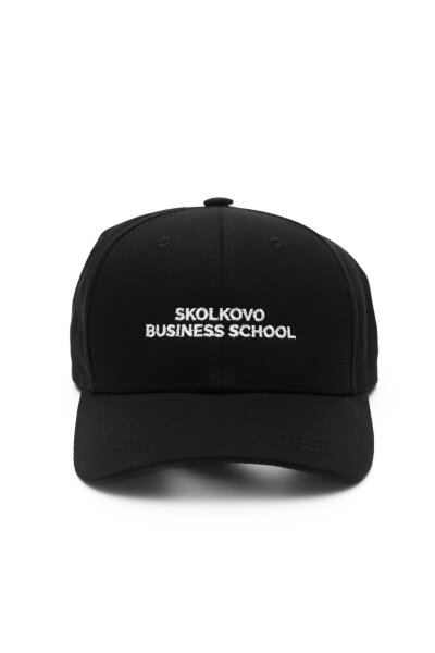 Бейсболка черная Skolkovo school of management