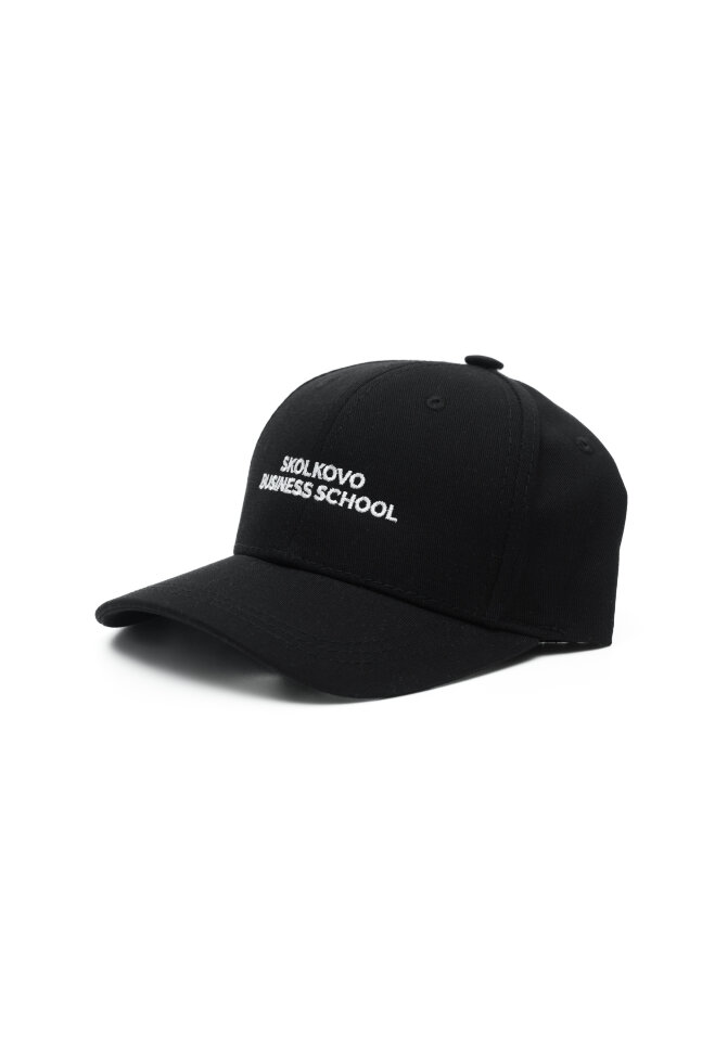 Бейсболка черная Skolkovo school of management