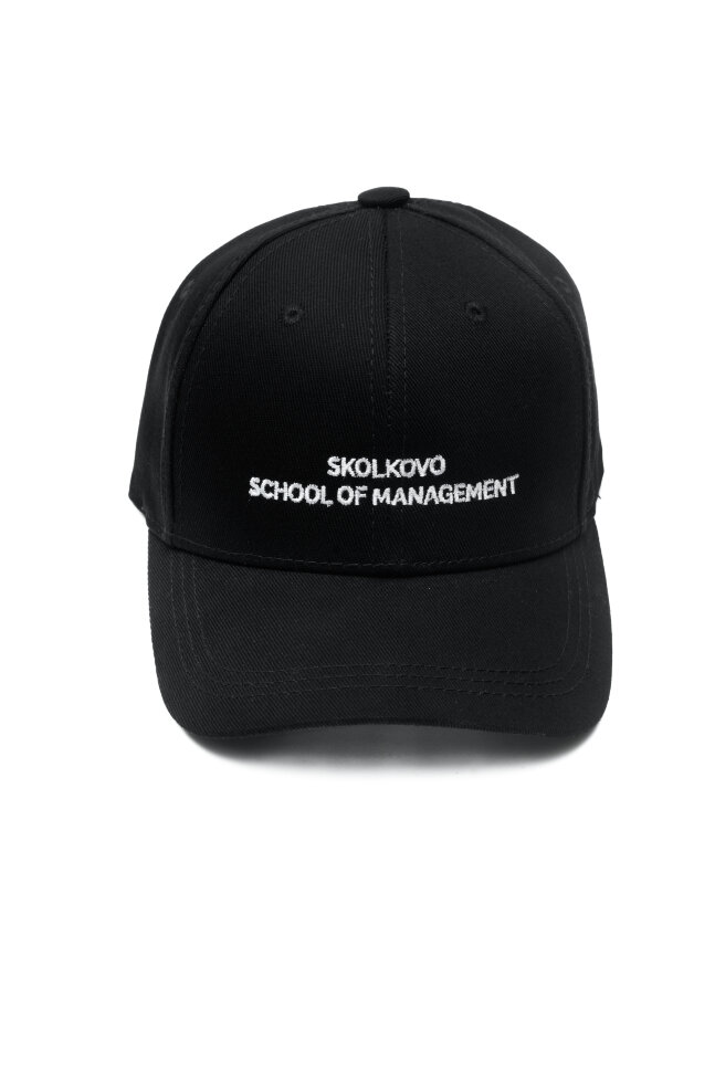 Бейсболка черная Skolkovo school of management