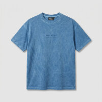 Футболка SKOLKOVO Garment Dyed голубая