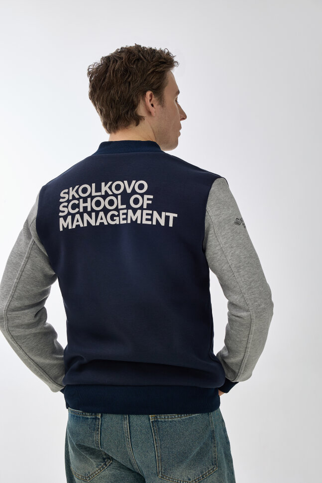 Бомбер SKOLKOVO SCHOOL OF MANAGEMENT синий
