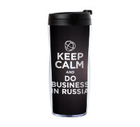 Термостакан Keep Calm and Do Business in Russia