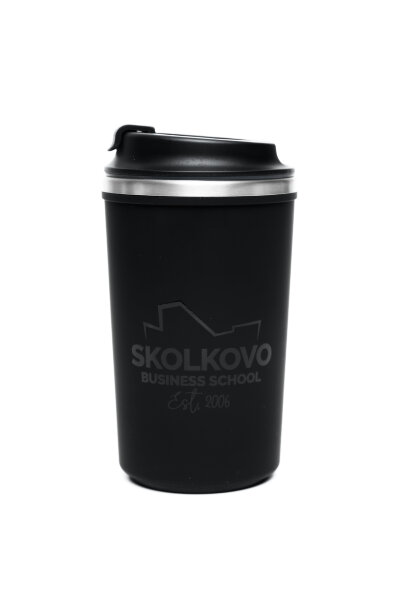 Термокружка на присоске Skolkovo черная