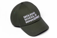 Бейсболка зеленая Skolkovo school of management