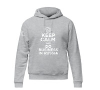 Худи Keep Calm and DO Business in Russia унисекс
