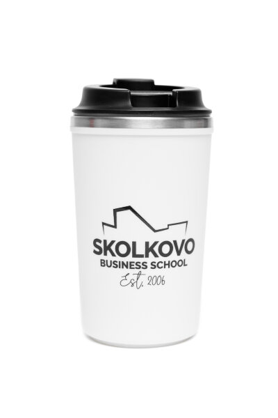 Термокружка на присоске Skolkovo белая