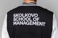 Бомбер SKOLKOVO SCHOOL OF MANAGEMENT черно-белый