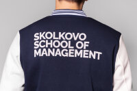 Бомбер SKOLKOVO SCHOOL OF MANAGEMENT сине-белый