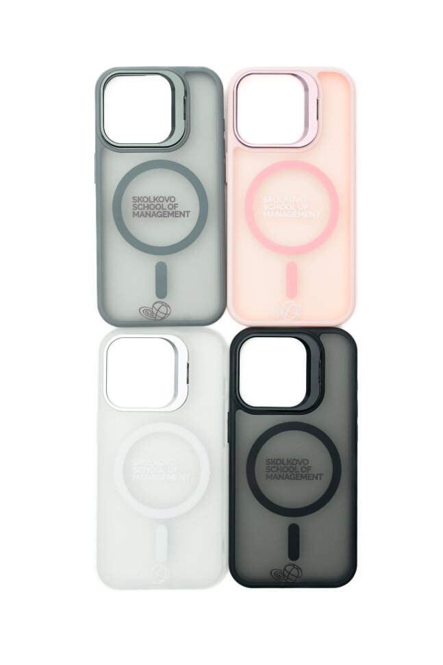 Чехол на Iphone SKOLKOVO MagSafe серый