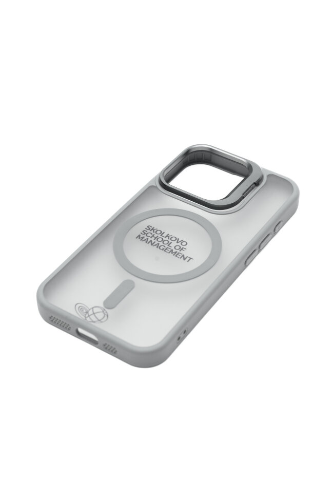 Чехол на Iphone SKOLKOVO MagSafe серый