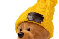 Плюшевый мишка SKOLKOVO в желтой шапке