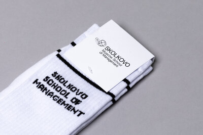 Носки белые Skolkovo School of Management (42-46)
